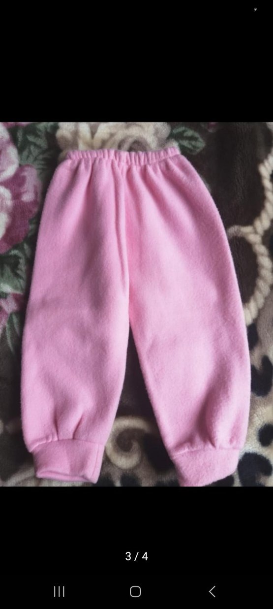 Kız Çocuk Pembe Kapüşonlu Alt üst takım - Görsel 2