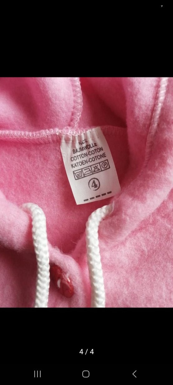 Kız Çocuk Pembe Kapüşonlu Alt üst takım - Görsel 3