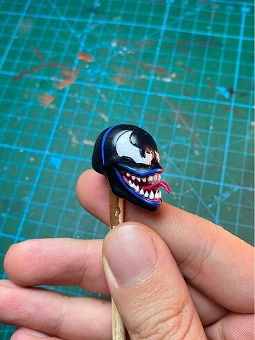 Beden Venom Animated Spiderman 3D kafa