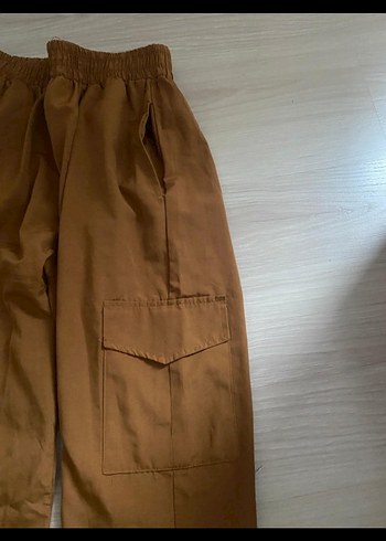 Kahverengi Kadın Kargo Pantolon - Görsel 3