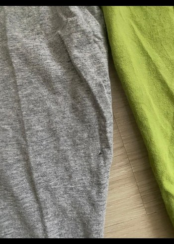 Düğmeli Yeşil Gri Sweatshirt - Görsel 2