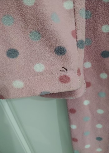 Pembe Puantiyeli Uzun Kollu Kadın Pijama Takımı - Görsel 7