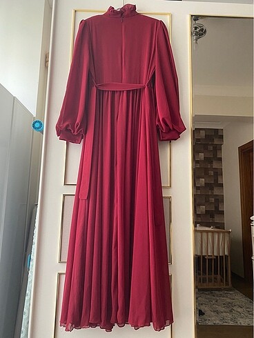 Bordo elbise