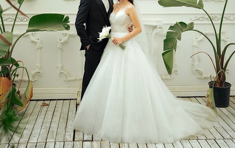 Temiz durumda helen gelinlik