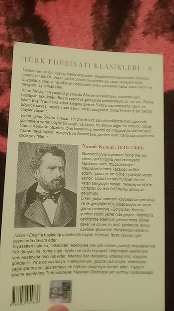  Beden Renk Namık KEMAL _ Vatan Yahut Silistre