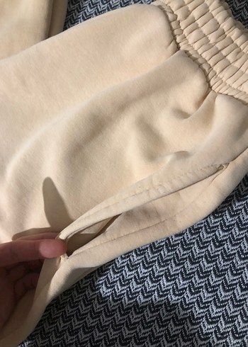 Bej Kadın Rahat Kesim Midi Eşofman - Görsel 2