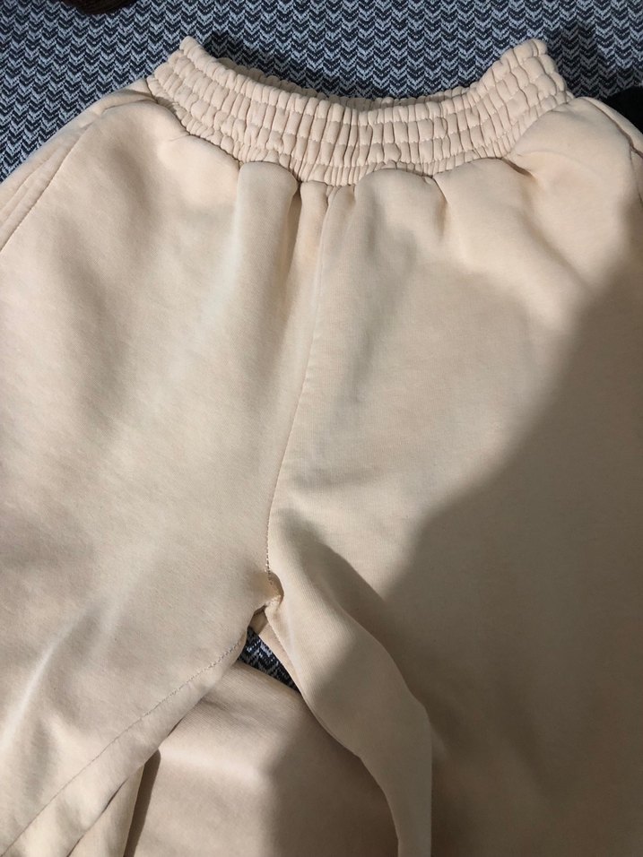 Bej Kadın Rahat Kesim Midi Eşofman - Görsel 3