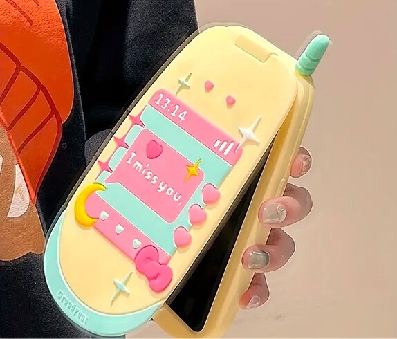 iPhone 16 telefon kılıfı desenli kapaklı