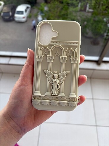 iPhone 16 kılıf antik fildişi