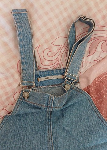 Mavi Denim Kadın Kısa Tulum - Görsel 2