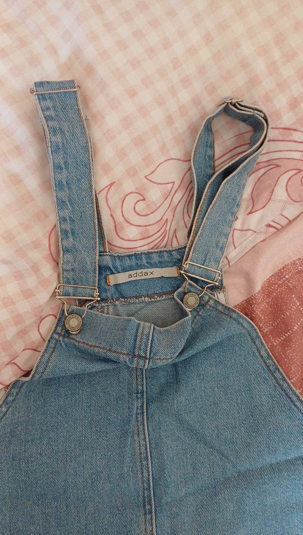 Mavi Denim Kadın Kısa Tulum - Görsel 2