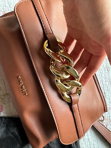  Beden kahverengi Renk Nine west çanta