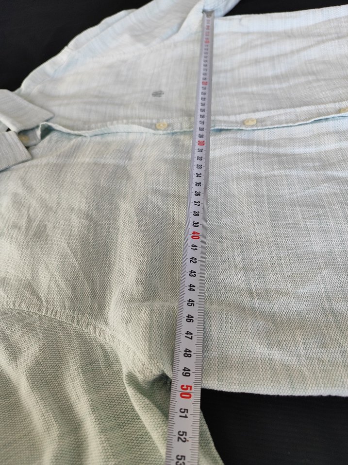 Süvari marka Uzun Kollu Keten Erkek Gömlek - Görsel 5