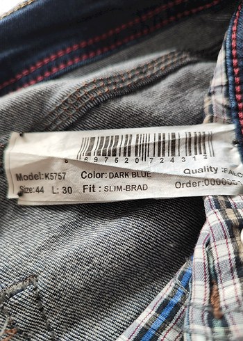 Lacivert Regular Fit erkekJean pantolon - Görsel 3