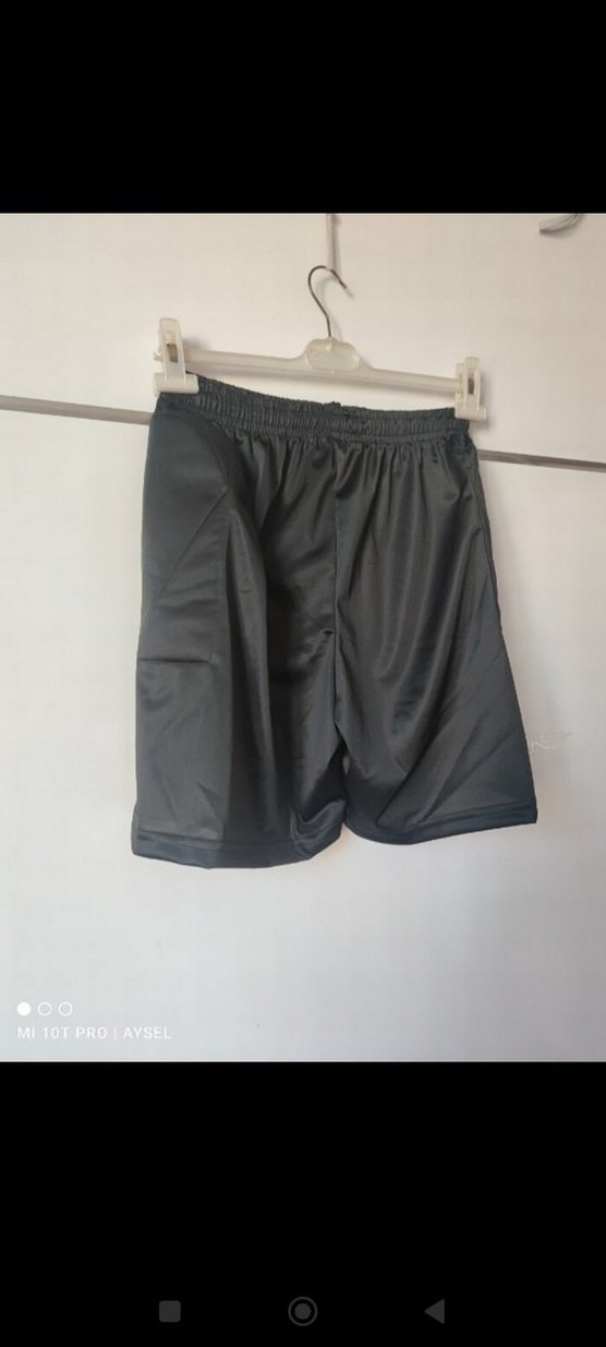 Sarı Siyah Spor Şort - Görsel 4