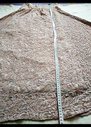 Güpür Detaylı Bej Uzun Bohem Etek - Görsel 4