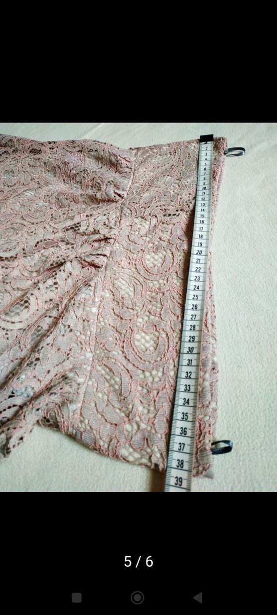 Güpür Detaylı Bej Uzun Bohem Etek - Görsel 3