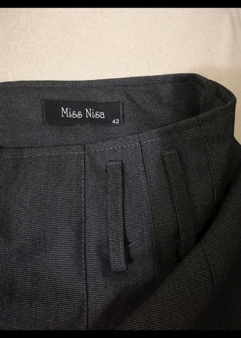 Gri Pileli Uzun Kadın Etek - Görsel 2