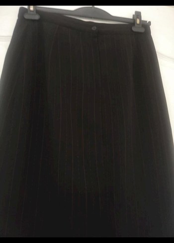 Siyah Uzun Piliseli Kadın Etek - Görsel 4