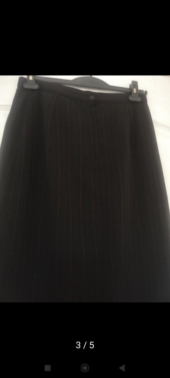 Siyah Uzun Piliseli Kadın Etek - Görsel 4