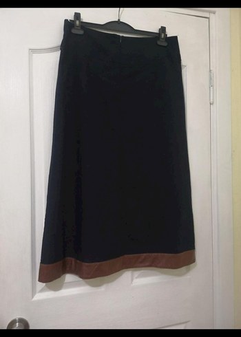 Puane marka Kadın Siyah Uzun Kemerli Etek - Görsel 3