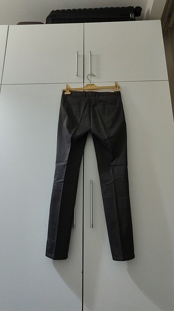36 Beden gri Renk Gri kumaş pantalon