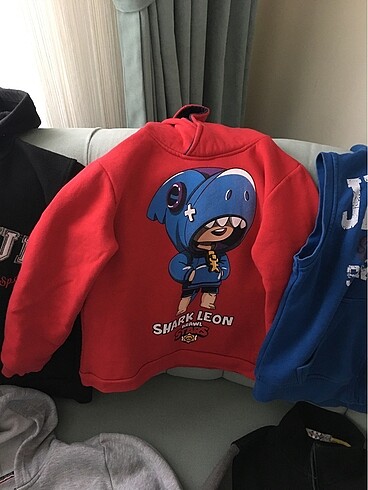 5 Yaş Beden çeşitli Renk 5 yaş kapişonlu sweatshirt