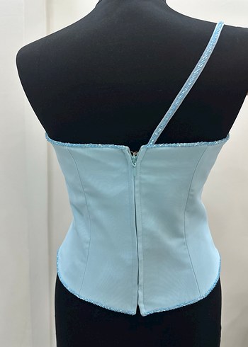 Mavi Straplez Mini Kadın Büstiyer - Görsel 2