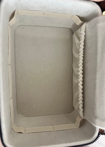 Beden kahverengi Renk Seyehat makyaj çantası deri