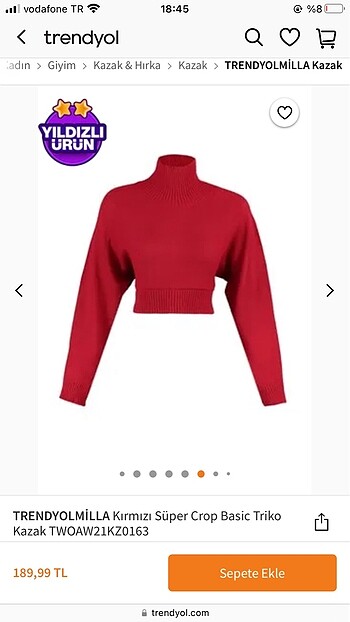 Trendyol & Milla Milla crop