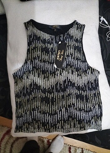 Crop Kadın üst şık 