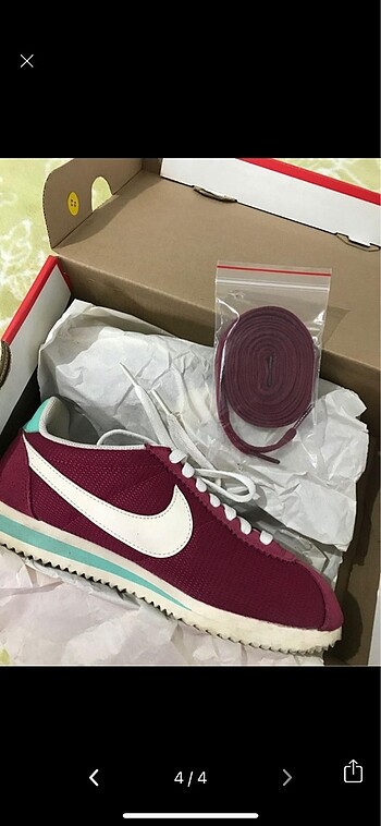 36,5 Beden bordo Renk Nike ayakkabı
