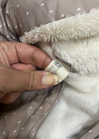 Gri Kürklü Bebek Kız Tulumu - Görsel 5