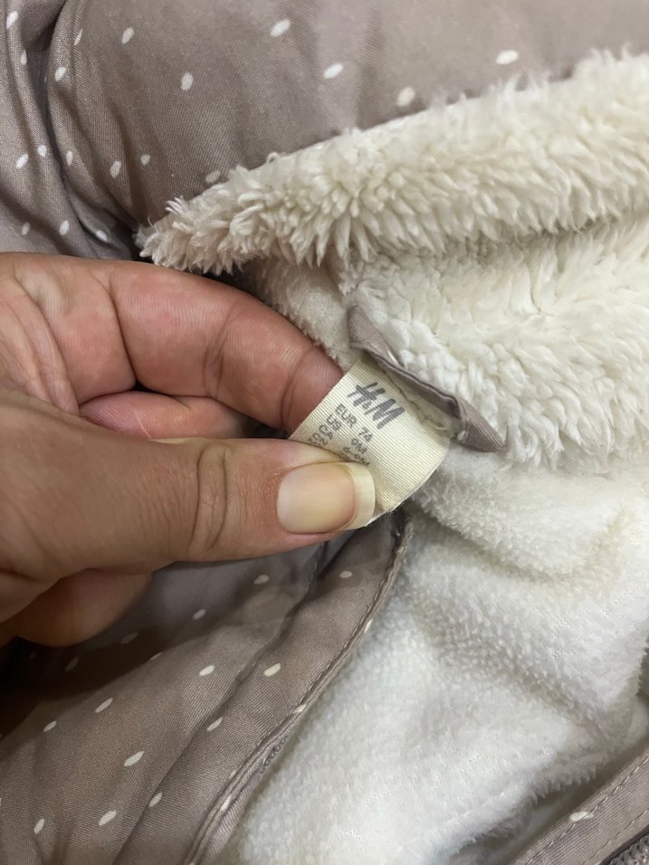 Gri Kürklü Bebek Kız Tulumu - Görsel 5