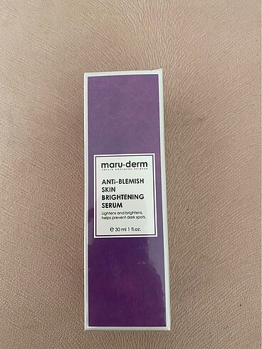 Leke karşıtı serum