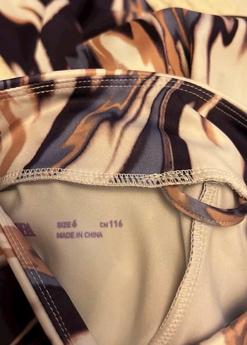 Desenli çocuk spor taytı - Görsel 2