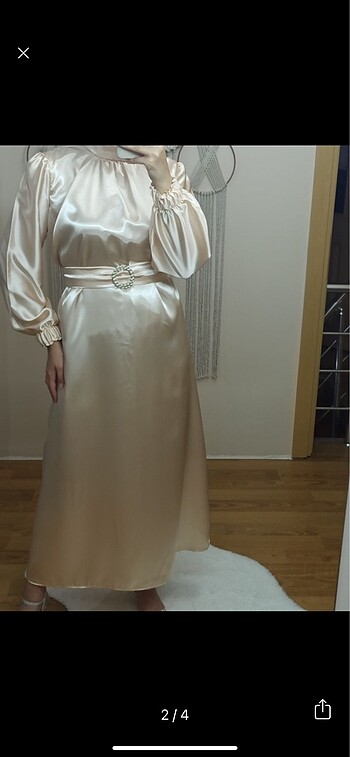 Zara Saten elbise