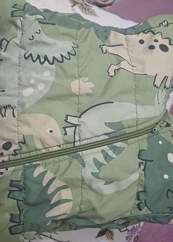 Kapüşonlu Bebek Kamuflaj Desenli Tulum - Görsel 2