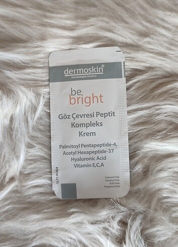 Dermoskin Be bright Peptit Göz Çevresi Bakım kremi