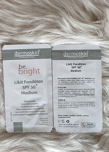 Dermoskin Be Bright likit fondöten Medium