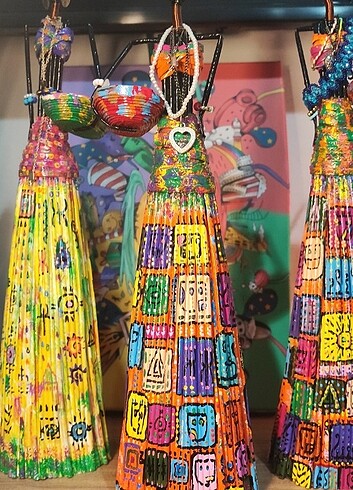 Beden çeşitli Renk Afrikalı biblo