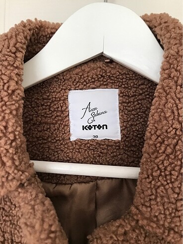 m Beden camel Renk Peluş ceket mont