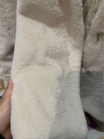 m Beden ten rengi Renk Peluş ceket