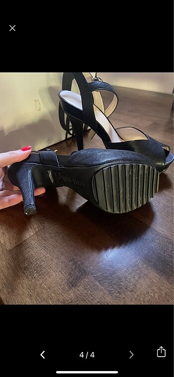 37 Beden siyah Renk Nine West Nr. 37 Deri Ayakkabı