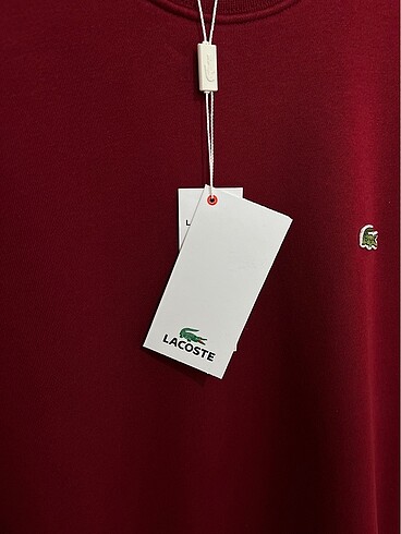 l Beden bordo Renk Lacoste Basic Sweatshirt