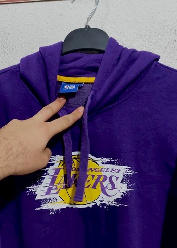 Oversize NBA Lakers Sweatshirt - Görsel 3