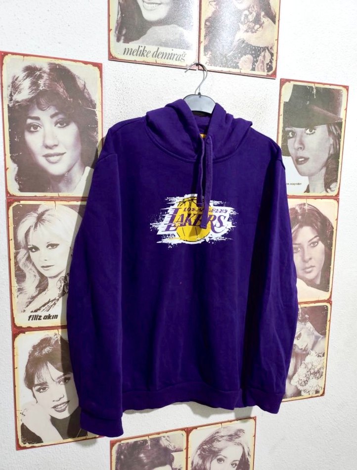Oversize NBA Lakers Sweatshirt - Görsel 2
