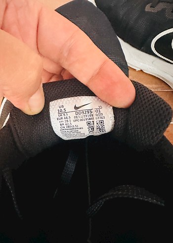 44 Beden siyah Renk Nike Erkek Spor Ayakkabı