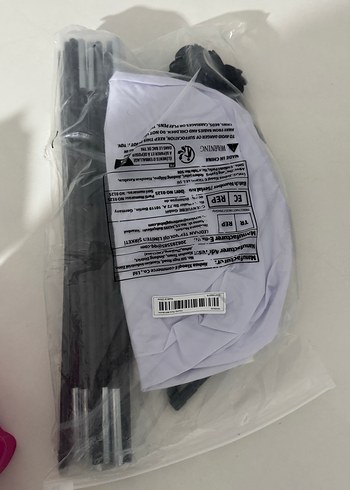 Zincir Detaylı Beyaz Minimalist Düğün Aksesuarı - Görsel 3