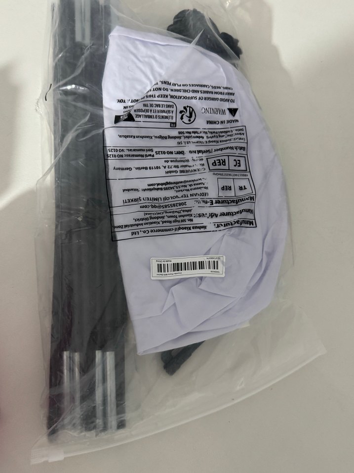 Zincir Detaylı Beyaz Minimalist Düğün Aksesuarı - Görsel 2